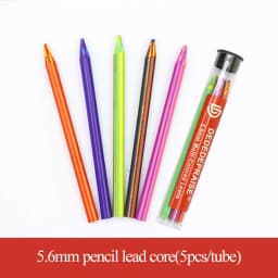 5.6mm Mechanical Automatic Pencils & Charcoal Graphite Pencil Lead Soft Medium Hard HB 2B 4B 6B 8B 14B Sketch Drawing Lead Core