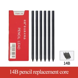5.6mm Mechanical Automatic Pencils & Charcoal Graphite Pencil Lead Soft Medium Hard HB 2B 4B 6B 8B 14B Sketch Drawing Lead Core