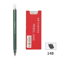 5.6mm Mechanical Automatic Pencils & Charcoal Graphite Pencil Lead Soft Medium Hard HB 2B 4B 6B 8B 14B Sketch Drawing Lead Core
