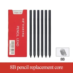 5.6mm Mechanical Automatic Pencils & Charcoal Graphite Pencil Lead Soft Medium Hard HB 2B 4B 6B 8B 14B Sketch Drawing Lead Core