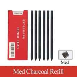 5.6mm Mechanical Automatic Pencils & Charcoal Graphite Pencil Lead Soft Medium Hard HB 2B 4B 6B 8B 14B Sketch Drawing Lead Core
