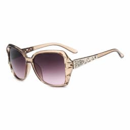 Fashion Square Sunglasses Women Luxury Brand Big Purple Sun Glasses Female Mirror Shades Ladies Oculos De Sol Feminino