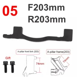 MEROCA Bicycle Disc Brake Adapter Mtb Disc Brake Converter Mountain Bike Bracket Cycling Caliper Mount For 160 180 203mm Rotor