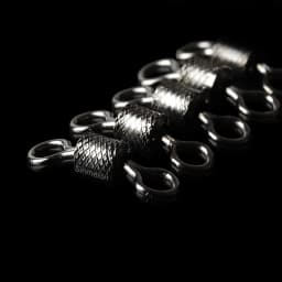 WALK FISH 50PCS/Lot Fishing Swivels Ball Bearing Swivel with Safety Snap Solid Rings Rolling Swivel for Carp Fishing Accessories