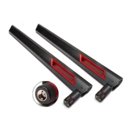 2pcs 12dBi Dual Band WIFI Antenna 2.4G 5.8G RP SMA Male Universal Aerial for ASUS AC68U AC88U Router Wireless Card Amplifier