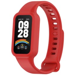 Sport Silicone straps+Case for Xiaomi Redmi watch 3 Accessories Rubber Bracelet pulseira correa for Xiaomi Mi band 9 active Band