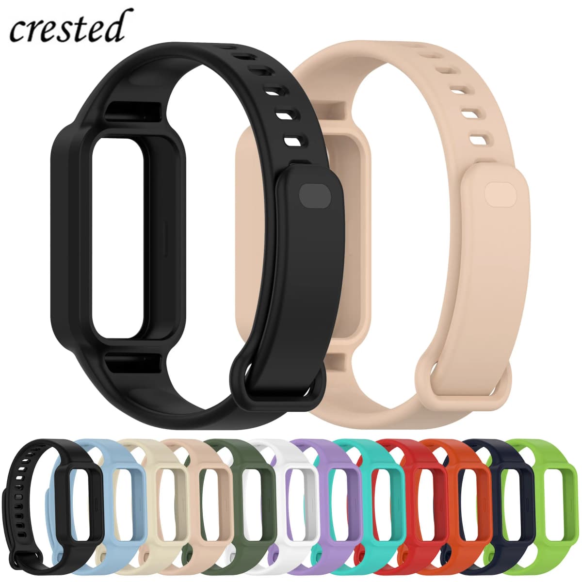 Sport Silicone straps+Case for Xiaomi Redmi watch 3 Accessories Rubber Bracelet pulseira correa for Xiaomi Mi band 9 active Band