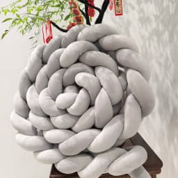 1M/2M/3M/4M Baby Bumper Bed Braid Knot Pillow Cushion for Infant Crib Protector Cot Room Decor Bedding Set Boy Decoration