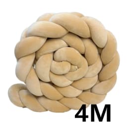 1M/2M/3M/4M Baby Bumper Bed Braid Knot Pillow Cushion for Infant Crib Protector Cot Room Decor Bedding Set Boy Decoration