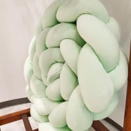 1M/2M/3M/4M Baby Bumper Bed Braid Knot Pillow Cushion for Infant Crib Protector Cot Room Decor Bedding Set Boy Decoration