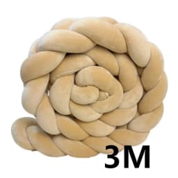 1M/2M/3M/4M Baby Bumper Bed Braid Knot Pillow Cushion for Infant Crib Protector Cot Room Decor Bedding Set Boy Decoration