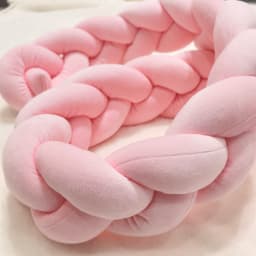 1M/2M/3M/4M Baby Bumper Bed Braid Knot Pillow Cushion for Infant Crib Protector Cot Room Decor Bedding Set Boy Decoration