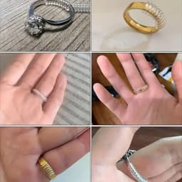 4pcs Ring Size Adjuster Invisible Jewelry Sizer Shrink Wrap Anti-fall Protection Ring Guard Ring Size Adjuster for Loose Rings