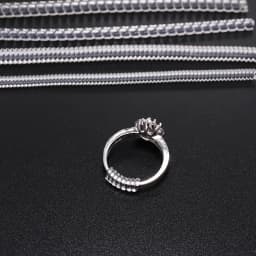 4pcs Ring Size Adjuster Invisible Jewelry Sizer Shrink Wrap Anti-fall Protection Ring Guard Ring Size Adjuster for Loose Rings