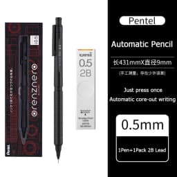 Pentel Professional Pencil ORENZNERO 0.2|0.3|0.5mm Low Gravity Automatic Lead Ejection Activity Pencils Precise Drawing Supplies