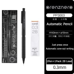 Pentel Professional Pencil ORENZNERO 0.2|0.3|0.5mm Low Gravity Automatic Lead Ejection Activity Pencils Precise Drawing Supplies