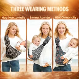 Portable Baby Carrier Wrap Toddler Accessories Multifunctional Strap Infant Bag Adjustable Shoulder Baby Carriers Sling for Kids