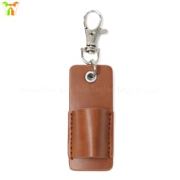 Neck Nurse Pen Clip Portable Keychain Compact Leather Pen Holder Office Pen Storage Clip