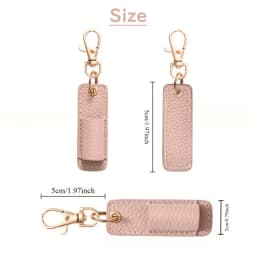 Neck Nurse Pen Clip Portable Keychain Compact Leather Pen Holder Office Pen Storage Clip