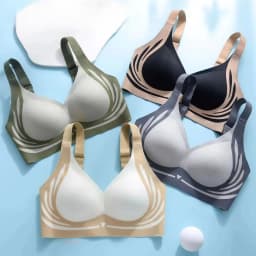 Push-Up Seamless Bras For Women Anti-sagging Non-wired Bra Anti-Spill Side Support Sexy Lingerie Adjust Straps Underwear M-4XL