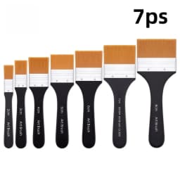 Nylon Plate Brush, Hand-Painted Wall Painting Brush, Acrylic Oil Painting Brush, Gouache Brush, Professional Pigment Brush