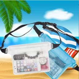 Waterproof Swimming Diving Bag PVC Beach Drifting Diving Waist Pack Shoulder Bag Underwater Mobile Phone Case Outdoor Dry Bag
