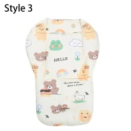 Baby Stroller Seat Cushion Pattern Stroller Accessories Cotton Seat Pad for All Seasons Carriages Pram Buggy Car General Mat