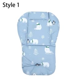 Baby Stroller Seat Cushion Pattern Stroller Accessories Cotton Seat Pad for All Seasons Carriages Pram Buggy Car General Mat