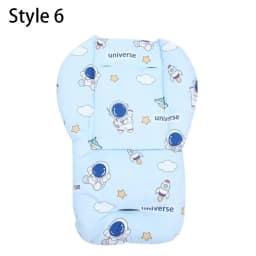 Baby Stroller Seat Cushion Pattern Stroller Accessories Cotton Seat Pad for All Seasons Carriages Pram Buggy Car General Mat