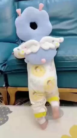 Baby Head Protector Backpack Pillow For Kids 1-3Y Toddler Children Soft PP Cotton Protect The Back Of The Brain Security Pillows