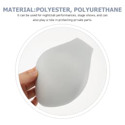 4 Pcs Enhancing Pads Mens Bulge Enhancing Underwear Bulge Lightweight Flexible Underwear Pad Gray