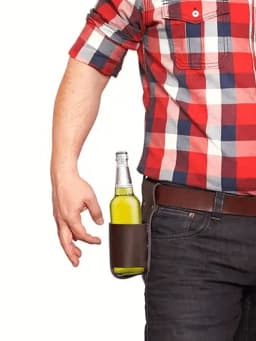 1pc Classic PU Leather Bottle Holders Belt Waist Bag Beer Bottle Case Travel Outdoor Creative Portable Mountaineering Fanny Pack
