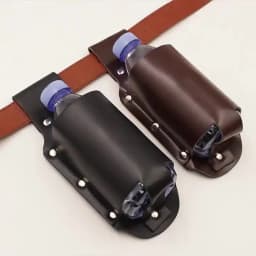 1pc Classic PU Leather Bottle Holders Belt Waist Bag Beer Bottle Case Travel Outdoor Creative Portable Mountaineering Fanny Pack