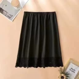 3 Lengths Basic Underskirt Modal Female Half Length Skirt Lace Slip Innerwear Short Skirt Women Half Slip Dress Long Petticoat