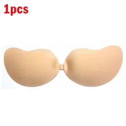 Sexy Women Invisible Push Up Bra Self-Adhesive Silicone Bust Front Closure Sticky Bra Skin Backless Strapless Bra