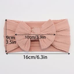 5Pcs Baby Girl Headbands Lot Baby Bow Headband Newborn Gift Elastic HairBands Children Turban Kids Infant Hair Accessories
