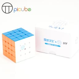 [Picube] MoYu AoSu V7 Special Edition 4x4x4 Magic Speed Cube AOSUv7 Magnetic Track UV Stickerless Puzzle Toys Gifts 4X4 Cubo