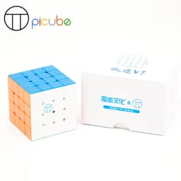 [Picube] MoYu AoSu V7 Special Edition 4x4x4 Magic Speed Cube AOSUv7 Magnetic Track UV Stickerless Puzzle Toys Gifts 4X4 Cubo