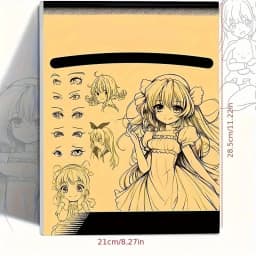 Anime Character Line Art Drawing Book for Beginners - 48 Pages of Simple Hand-Drawn Outlines for Tracing & Practice Painting