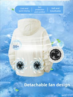 Summer Cooling Vest for Couples Ice Jacket Heat Resistant Fan Air Conditioner Clothes Breathable Outdoor Sleeveless Workwear