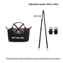 1 Set Bag Strap For LONGCHAMP Mini Punch-free Leather Shoulder Strap Set Transformation Crossbody Strap Bag Accessories