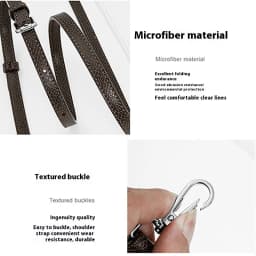 1 Set Bag Strap For LONGCHAMP Mini Punch-free Leather Shoulder Strap Set Transformation Crossbody Strap Bag Accessories
