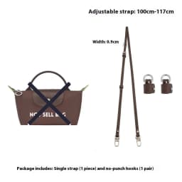 1 Set Bag Strap For LONGCHAMP Mini Punch-free Leather Shoulder Strap Set Transformation Crossbody Strap Bag Accessories