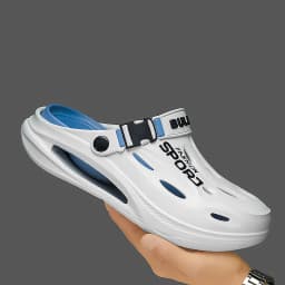 A Pair of Men's New Clogs, Summer New Wear-Resistant, Non-Slip Sports Beach Shoes, Soft-Soled Comfortable Men's Shoes for Driving