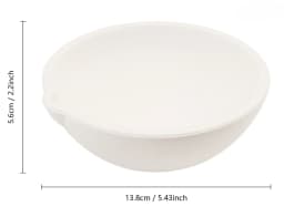 100g-5000g Quartz Crucible for Melting Gold Silver Platinum, High Temp Silica Bowl Jewelry Casting Refining Tool