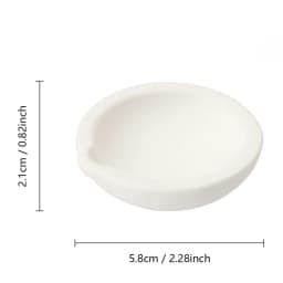 100g-5000g Quartz Crucible for Melting Gold Silver Platinum, High Temp Silica Bowl Jewelry Casting Refining Tool