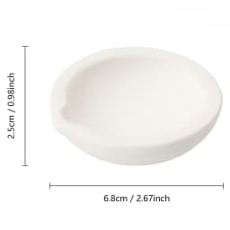 100g-5000g Quartz Crucible for Melting Gold Silver Platinum, High Temp Silica Bowl Jewelry Casting Refining Tool