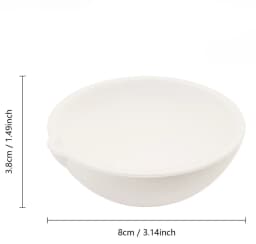 100g-5000g Quartz Crucible for Melting Gold Silver Platinum, High Temp Silica Bowl Jewelry Casting Refining Tool