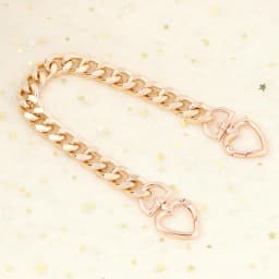1pc Metal Purse Chain Strap Extender Heart Shape Purse Chain for Accessory Charms, Lengthen Crossbody Shoulder Handbags Strap