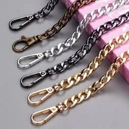 1pc Metal Purse Chain Strap Extender Heart Shape Purse Chain for Accessory Charms, Lengthen Crossbody Shoulder Handbags Strap